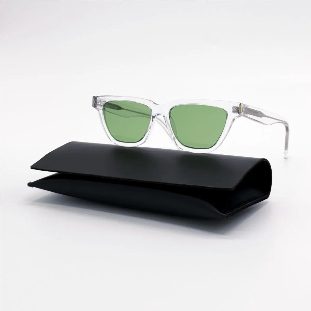 Saint Laurent Sunglasses SL462 Sulpi 006 Clear Green by Yves Saint Laurent