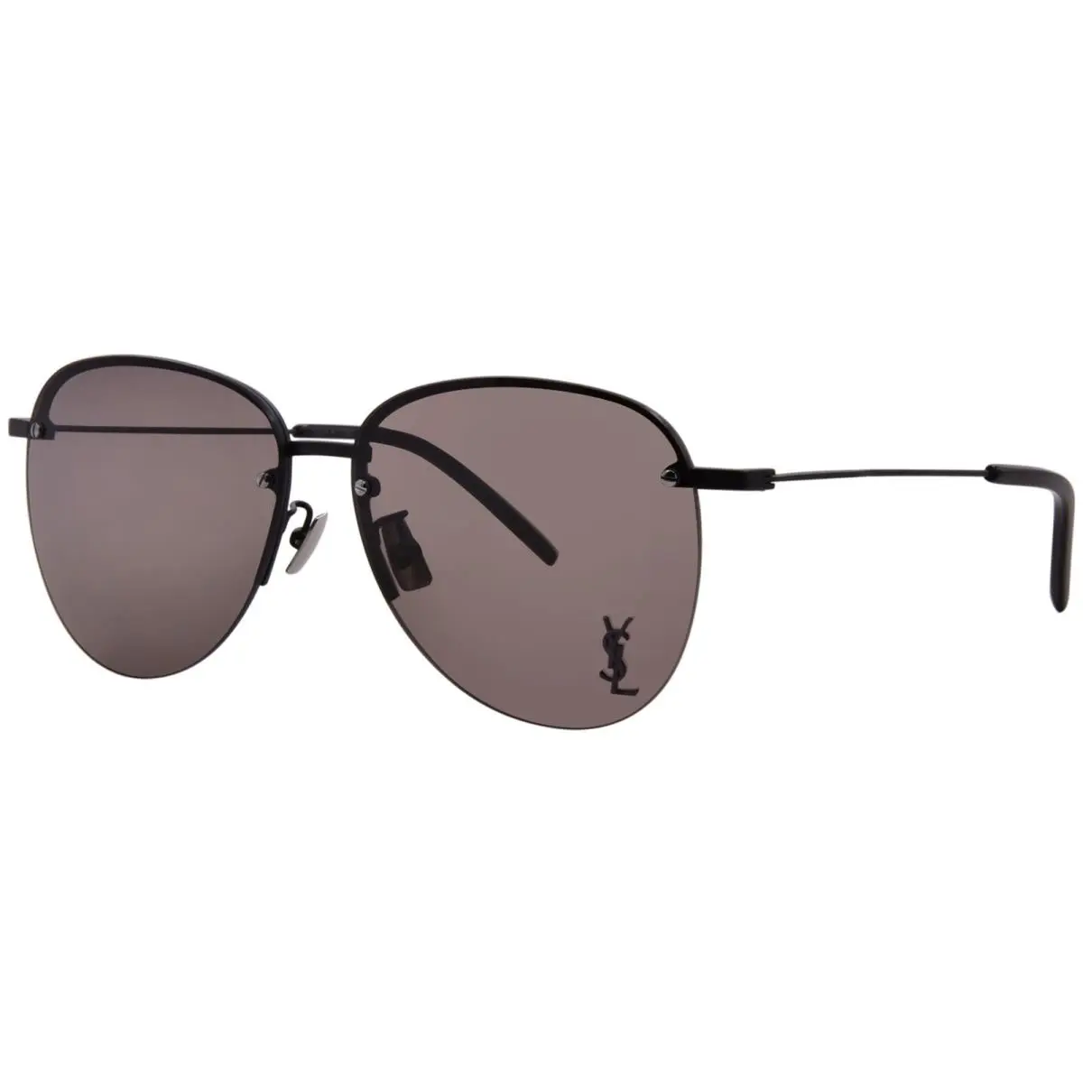 Saint Laurent SL 328/K M 001 Sunglasses Black/black Lenses Pilot Style 61mm