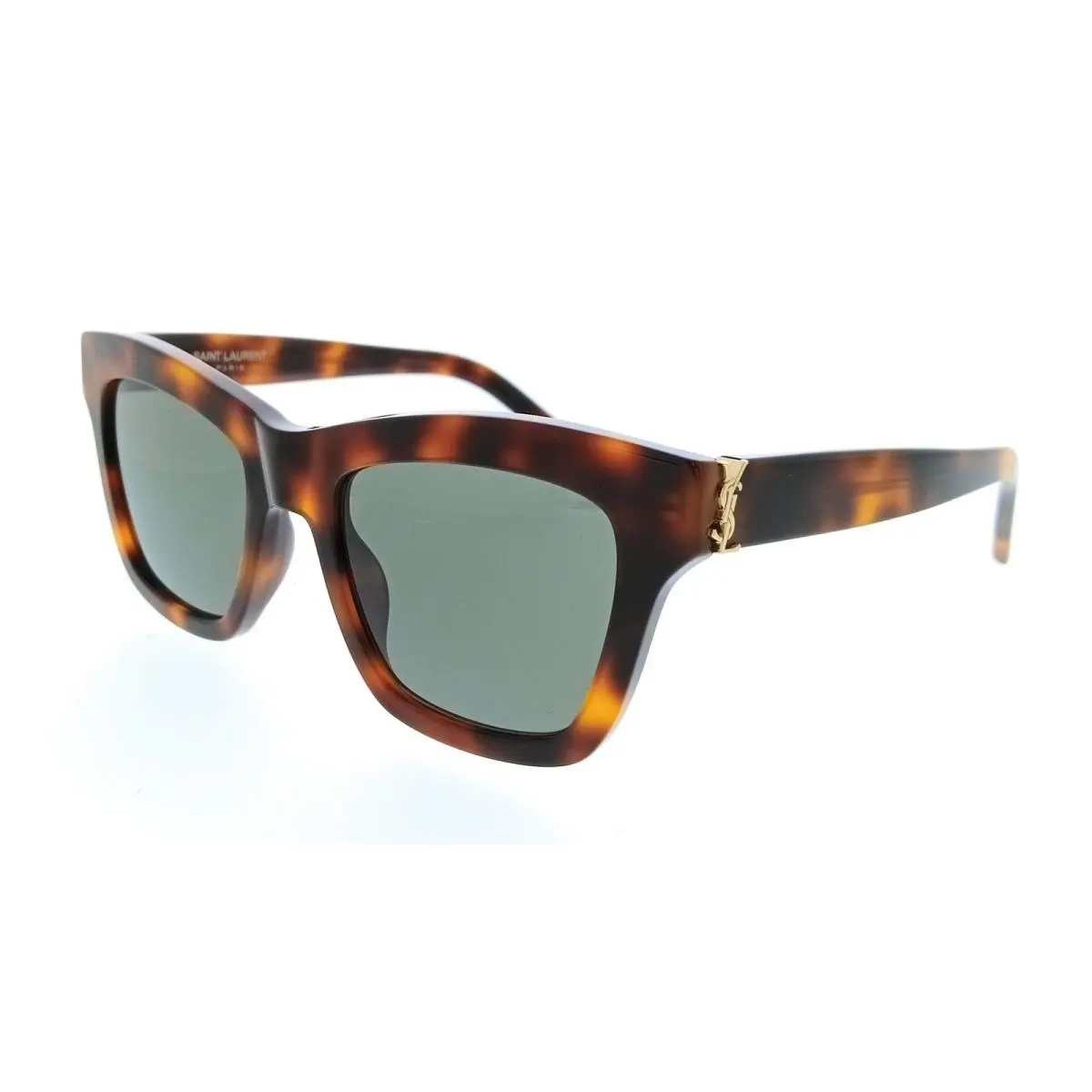 Saint Laurent SL M156-001 Havana Square Womens Sunglasses by Yves Saint Laurent