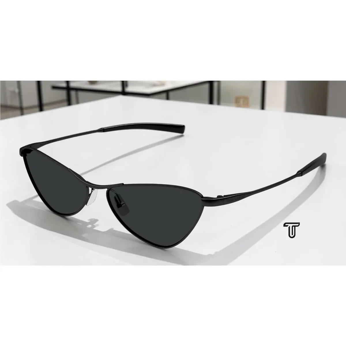 Saint Laurent SL 830 001 Black Black 56 mm Women`s Sunglasses by Yves Saint Laurent