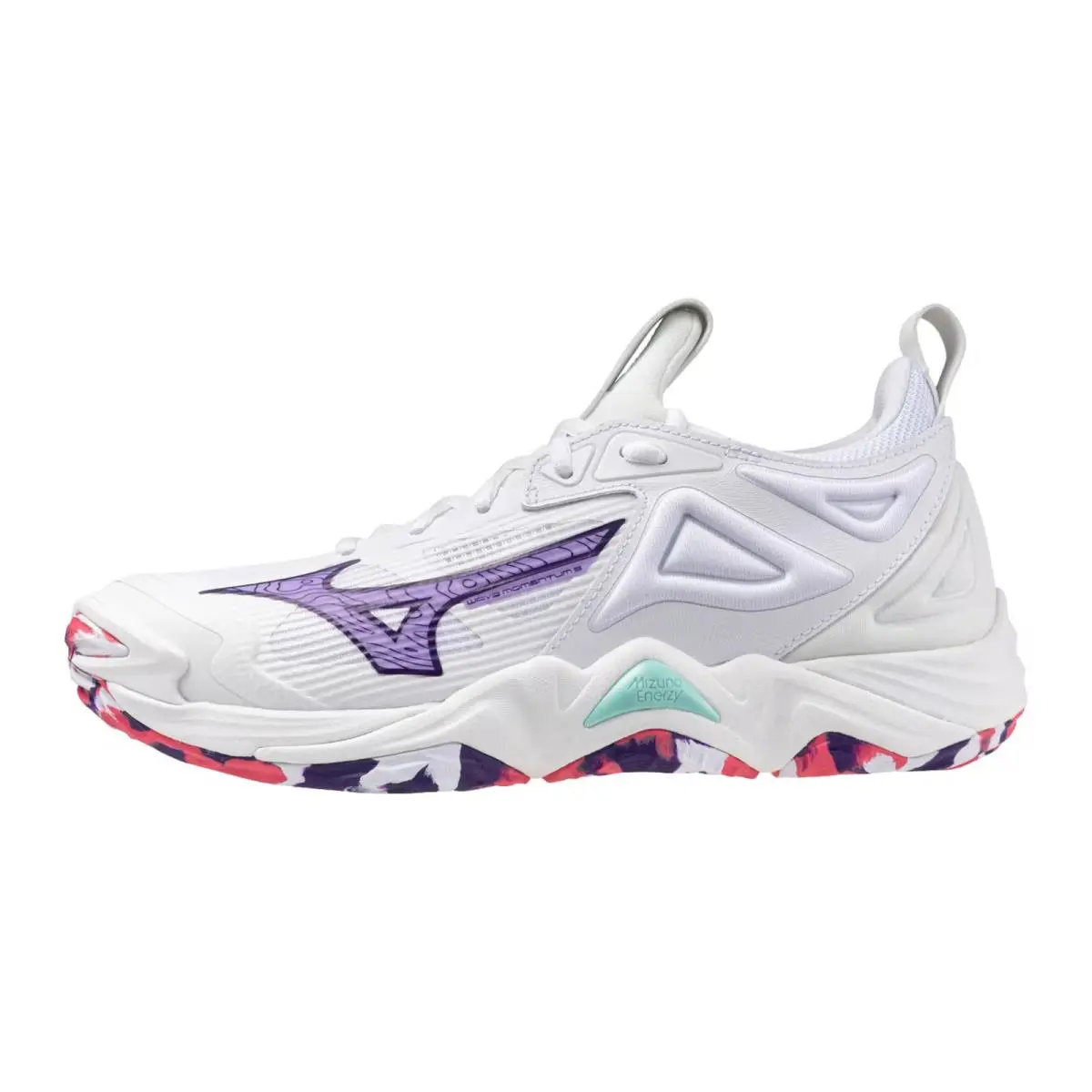 Mizuno Wave Momentum 3 White / Violet Quartz V1GC231220 Women`s Size 11 Medium