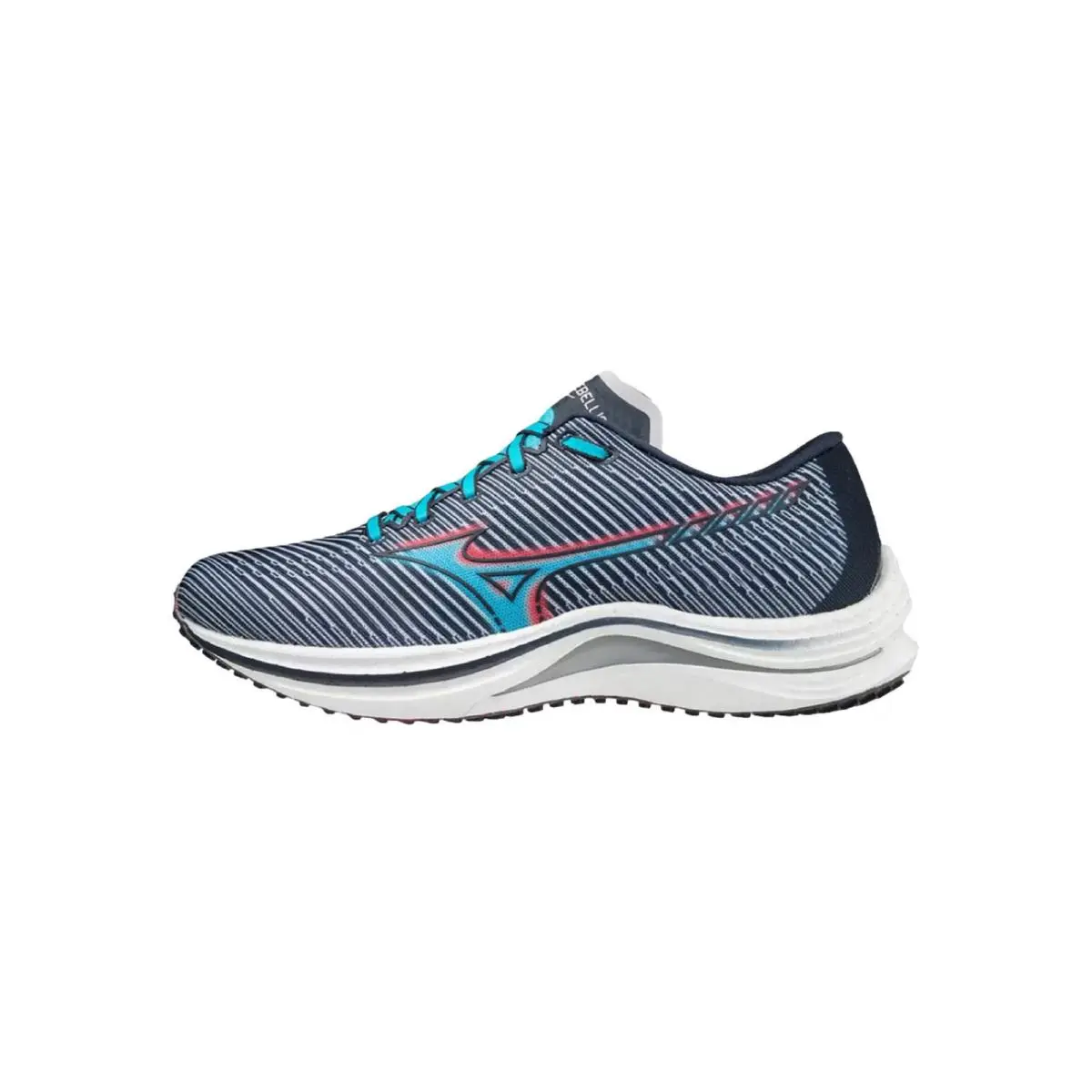 Mizuno Wave Rebellion India Ink / Scuba Blue / Cayenne J1GD211728 Women`s Size 7