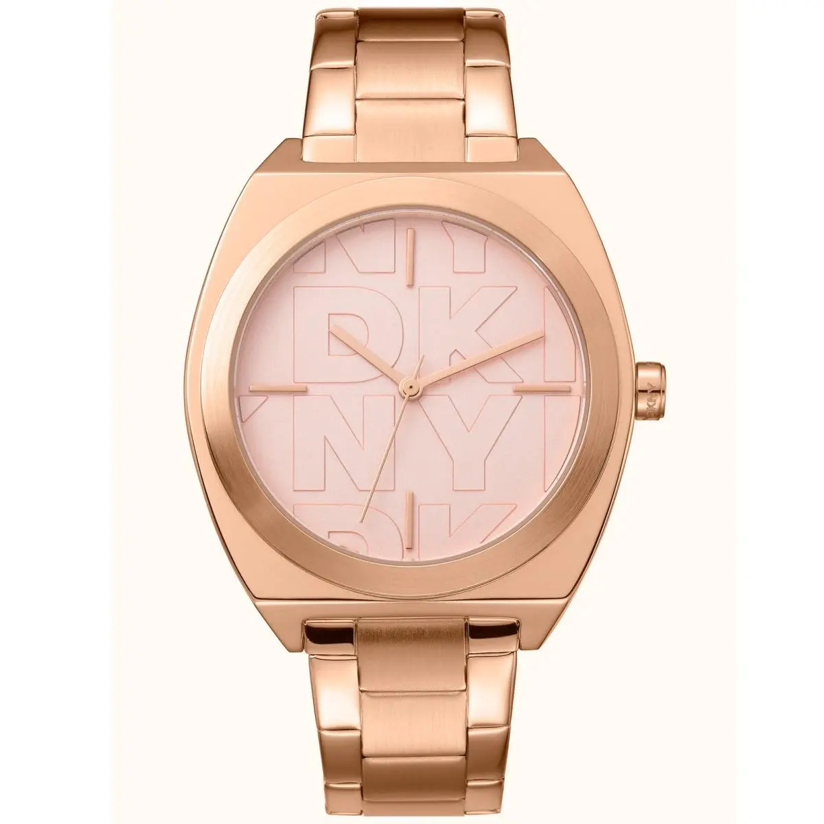 Dkny Women`s DK1L039M0035 Logo Broadway Maxi Rose-gold Watch by DKNY
