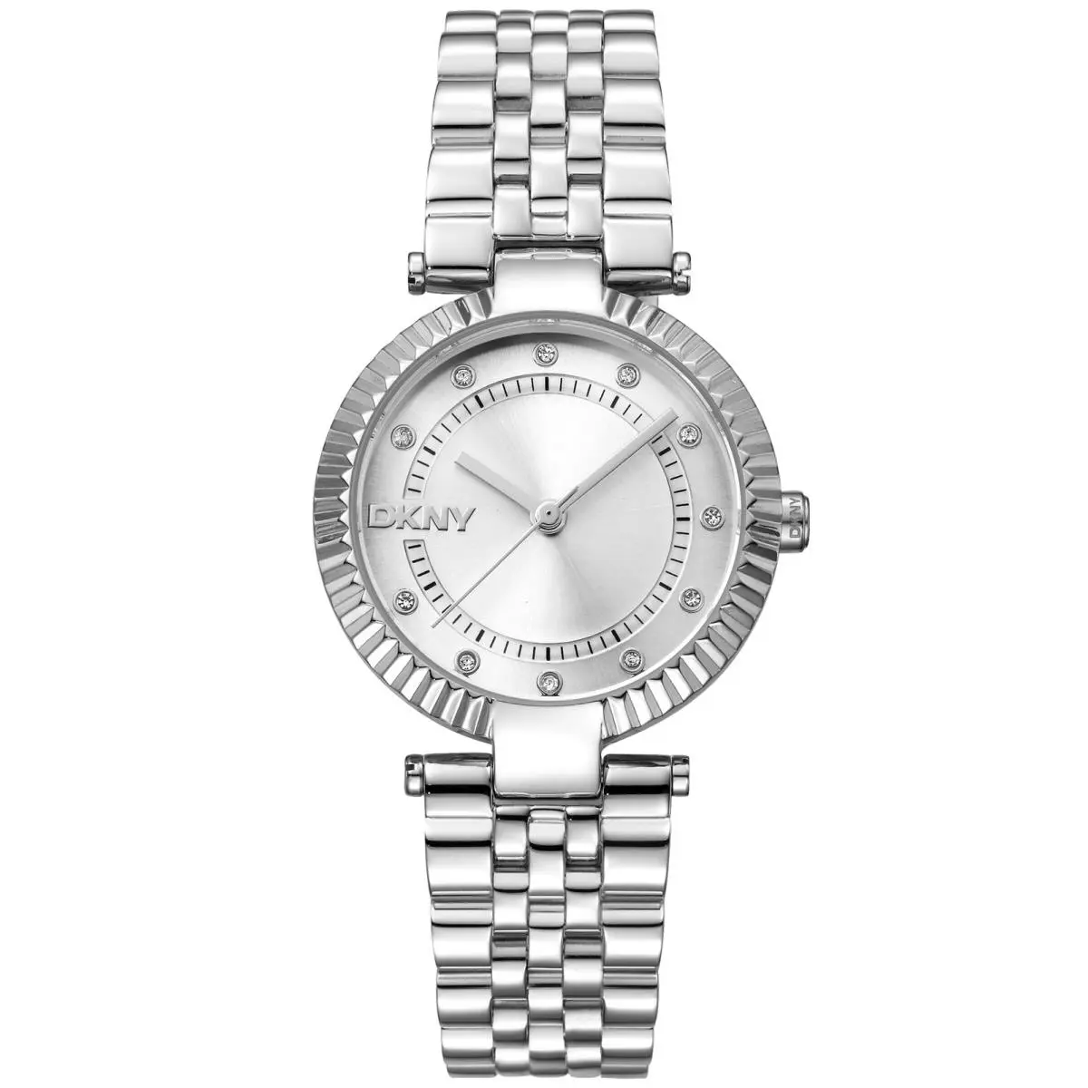 Dkny Womens DK1L042M0035 Evening Essential Glitz Stainless Steel Watch