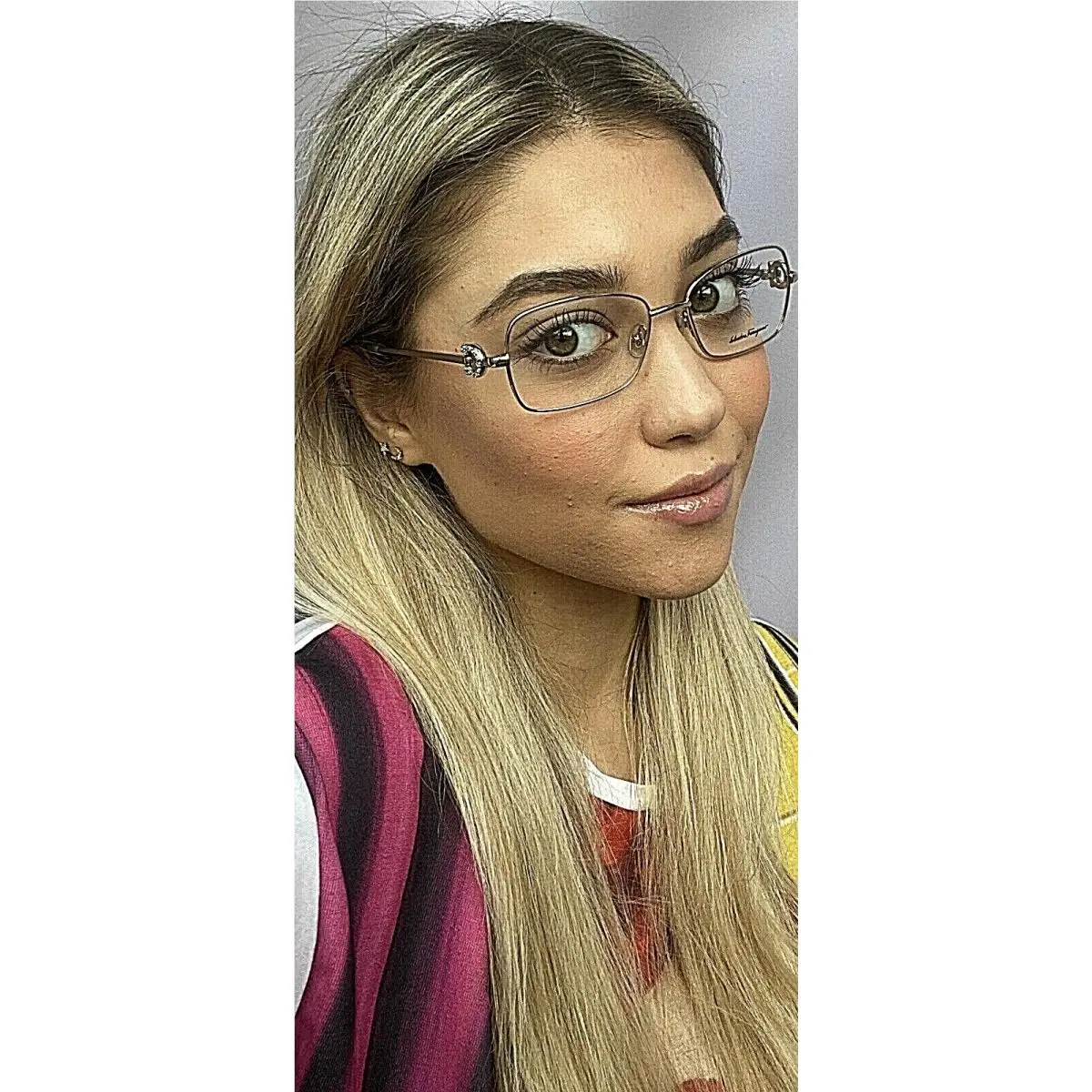 Salvatore Ferragamo SF 2133R 718 55mm Gold Women`s Eyeglasses Frame