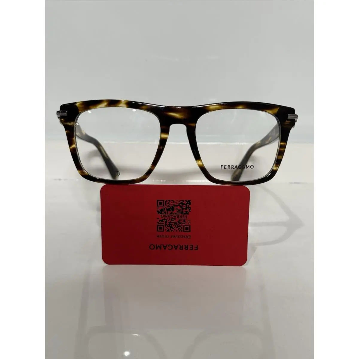 Salvatore Ferragamo SF2959 216 Brown Stripe Unisex Acetate Eyeglasses 55mm