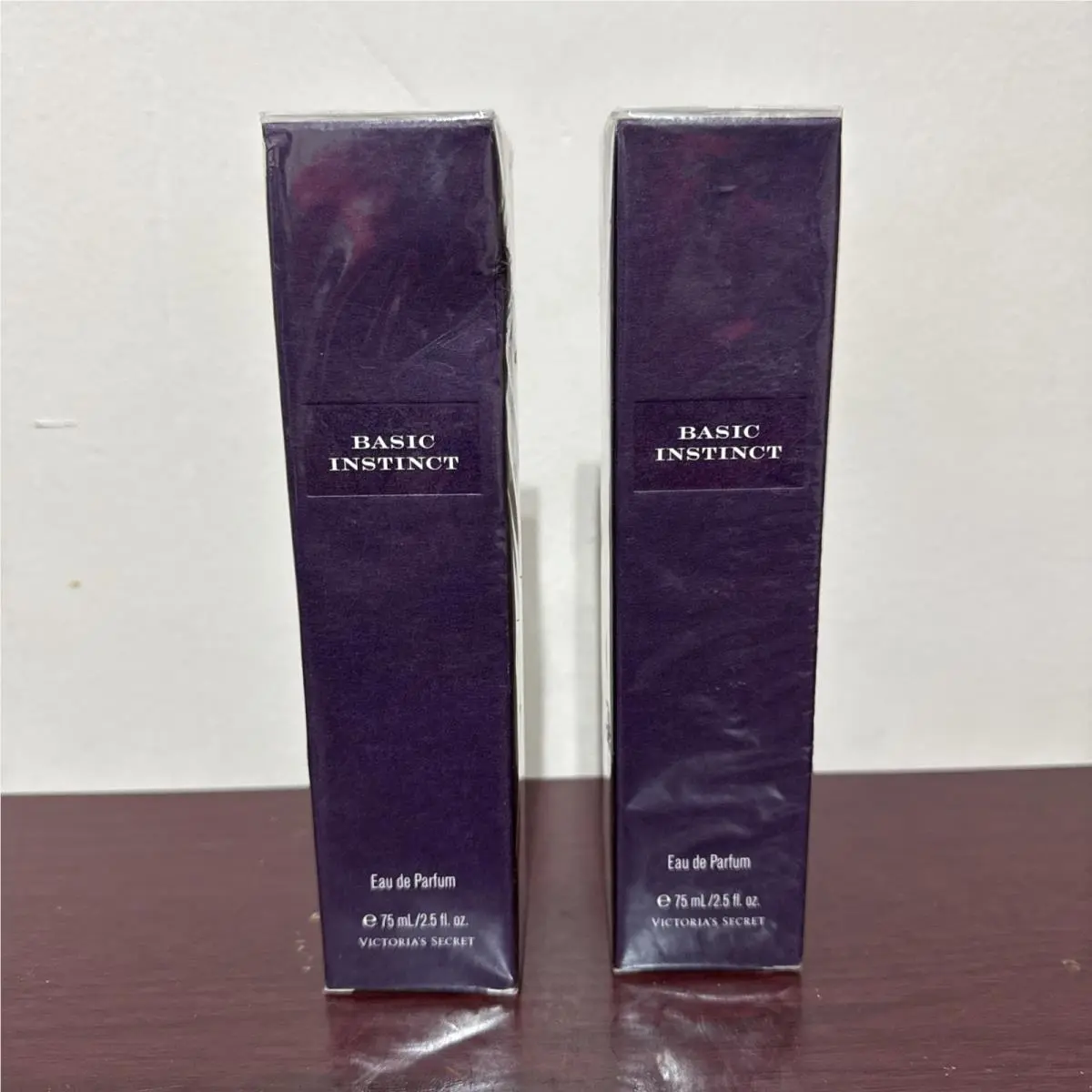 Lot OF 2 Victoria`s Secret Basic Instinct Eau De Parfum Spray 2.5 oz