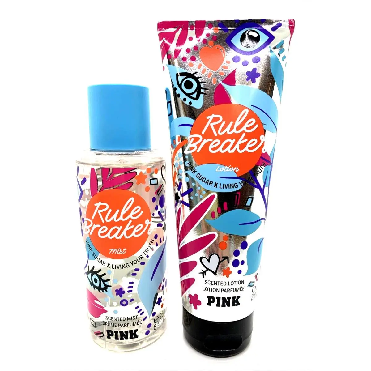 2PC Victoria`s Secret Rule Breaker Mist Lotion Set Coconut Sugar