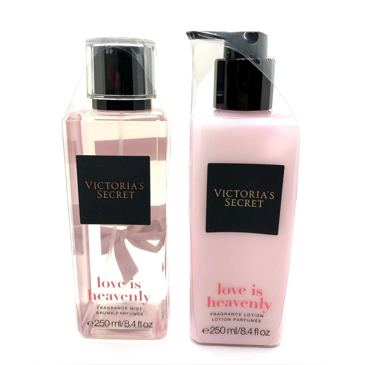 Victoria`s Secret Love IS Heavenly Full Size Mist Lotion Set Rare