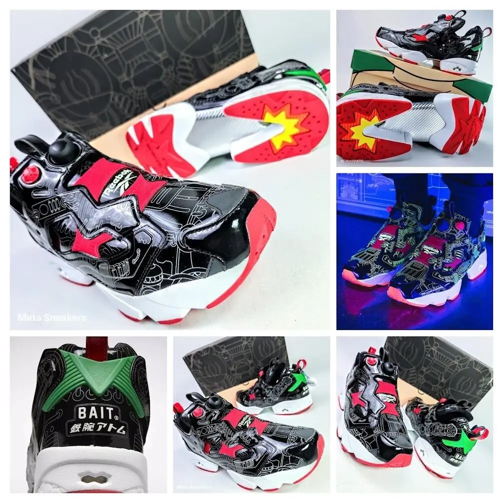 Reebok shoes - Reebok Instapump - Instapump - GY8470 - Core Black / Ftwr White / Glen Green 2
