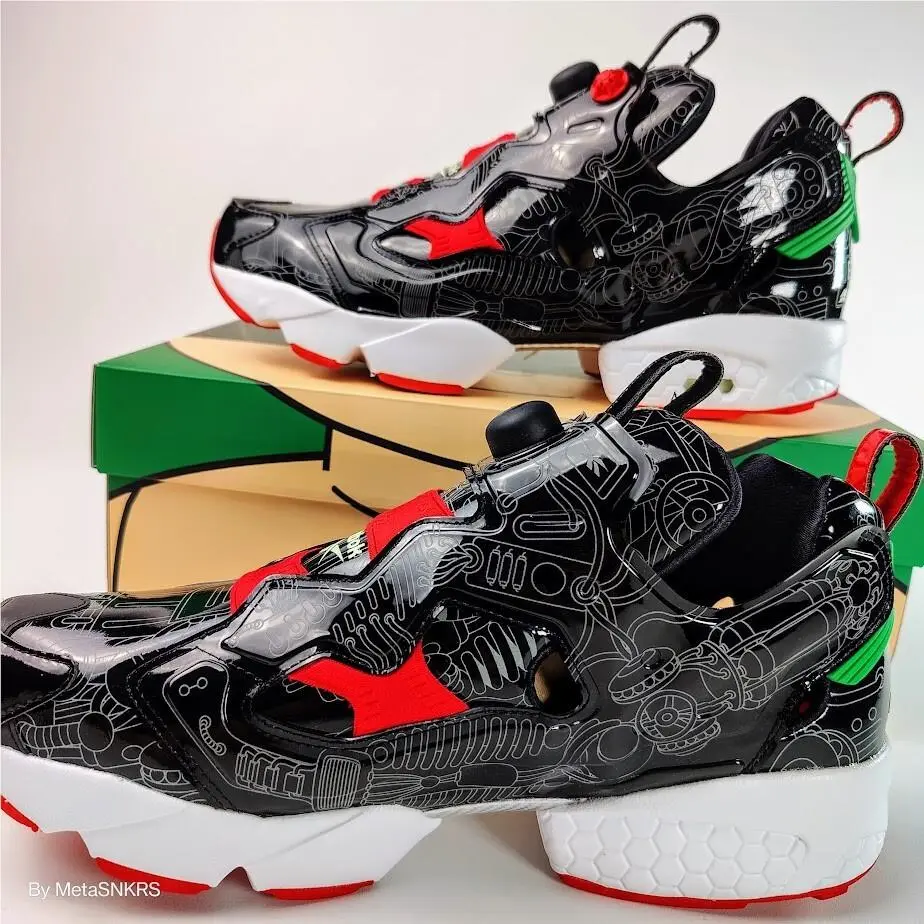 Reebok shoes - Reebok Instapump - Instapump - GY8470 - Core Black / Ftwr White / Glen Green 9