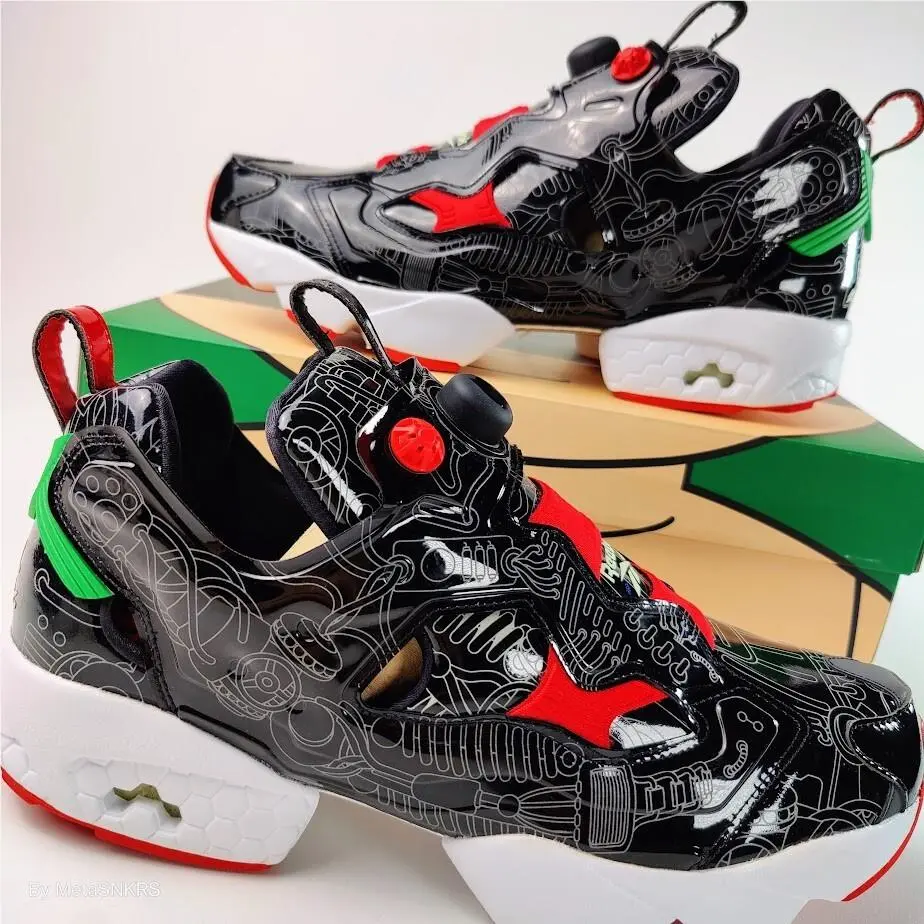 Reebok shoes - Reebok Instapump - Instapump - GY8470 - Core Black / Ftwr White / Glen Green 11