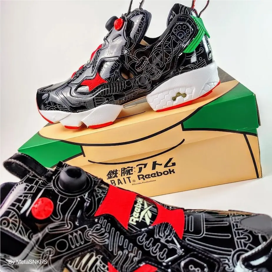 Reebok shoes - Reebok Instapump - Instapump - GY8470 - Core Black / Ftwr White / Glen Green 13