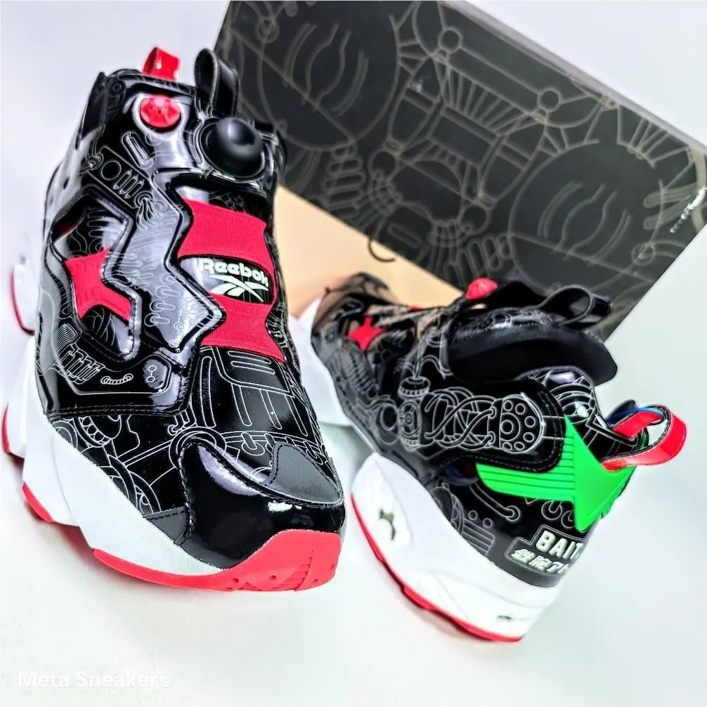 Reebok shoes - Reebok Instapump - Instapump - GY8470 - Core Black / Ftwr White / Glen Green 1