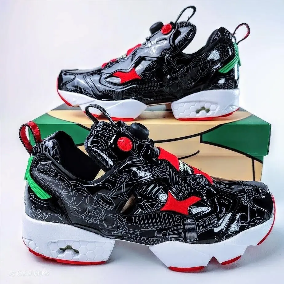 Reebok shoes - Reebok Instapump - Instapump - GY8470 - Core Black / Ftwr White / Glen Green 6