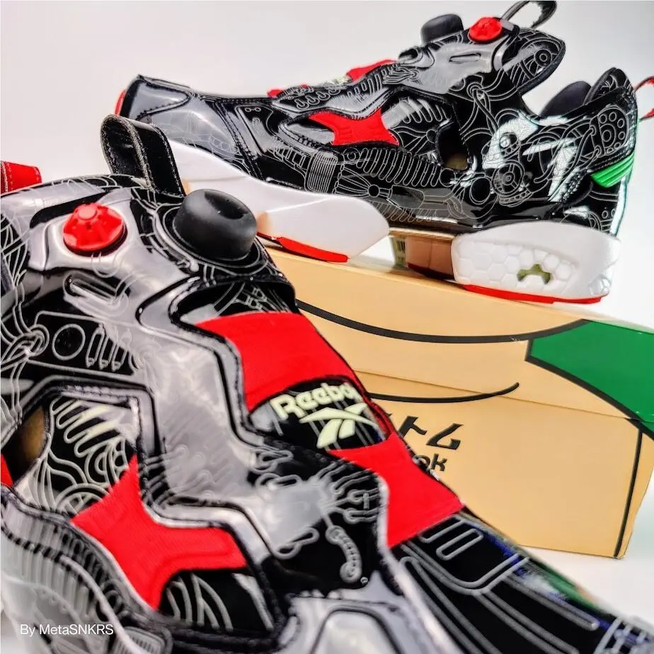 Reebok shoes - Reebok Instapump - Instapump - GY8470 - Core Black / Ftwr White / Glen Green 12