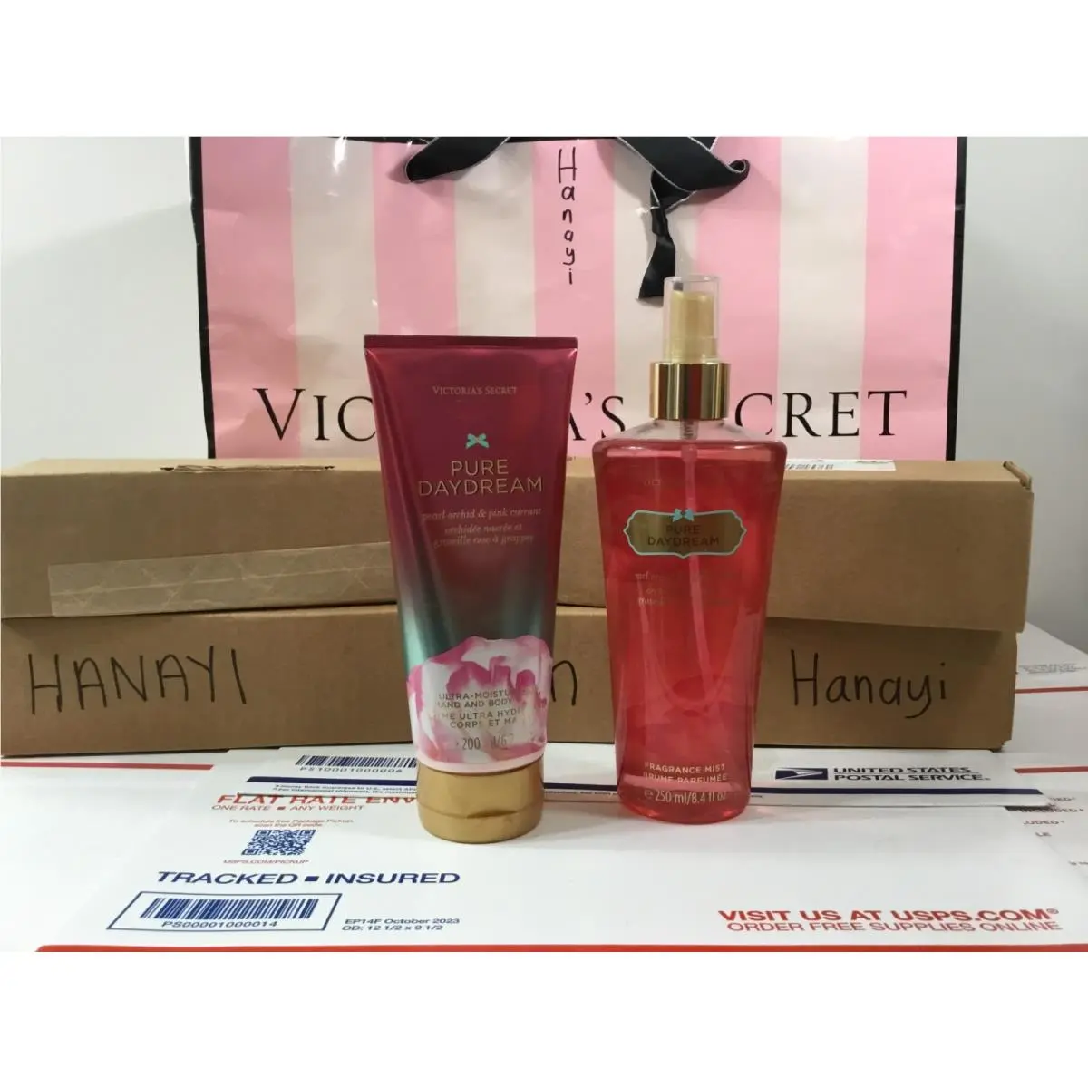 Victoria`s Secret Pure Daydream Fragrance Mist and Hand Body Cream Lotion