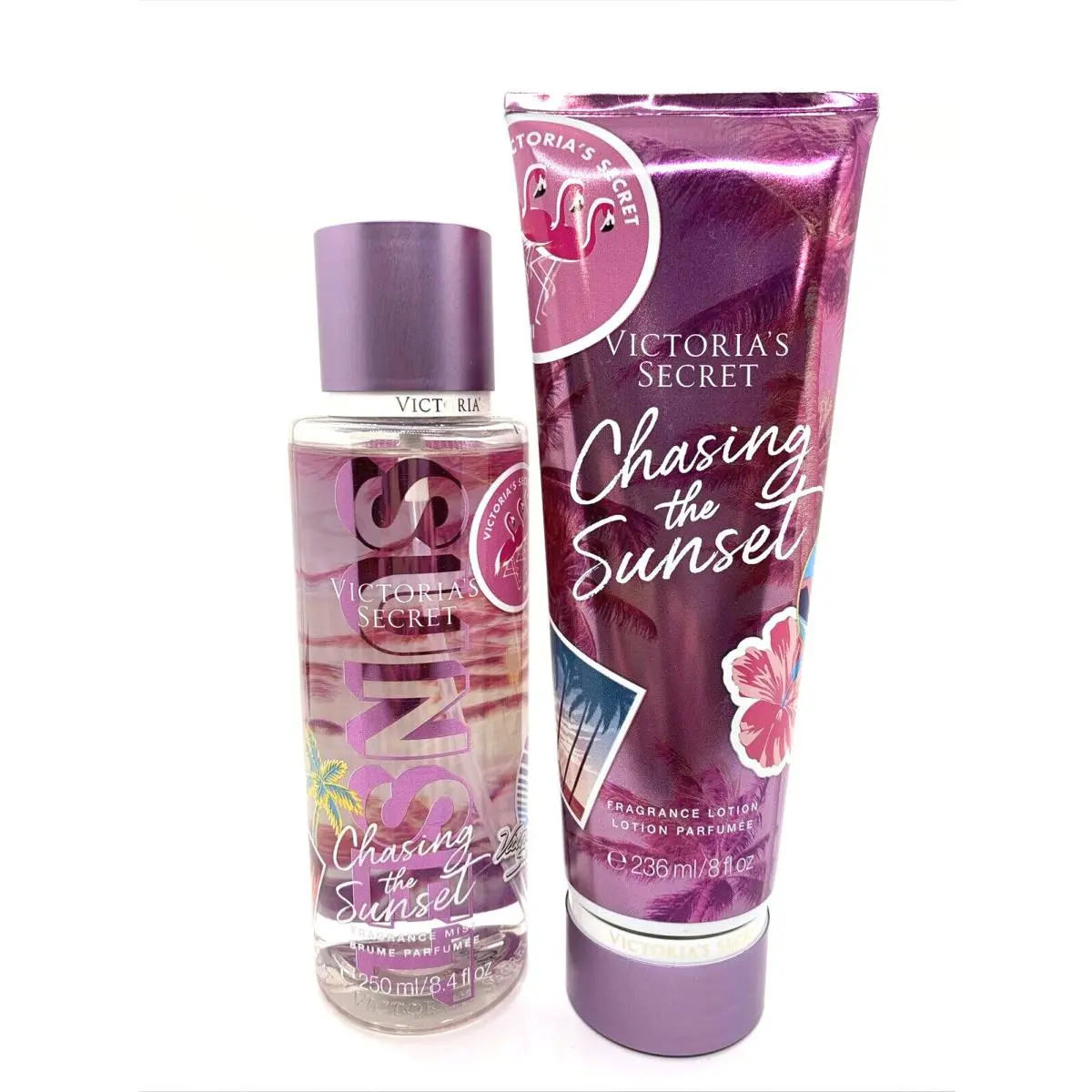 Victoria`s Secret Chasing The Sunset Mist Lotion Set Berries-flowers-woods