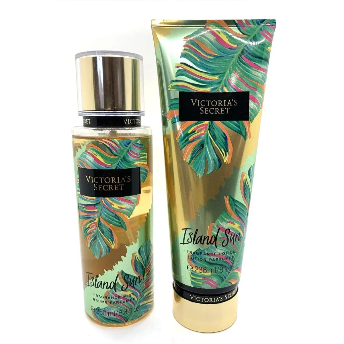 Victoria`s Secret Island Sun Mist Lotion Set Star Fruit Coconut Water