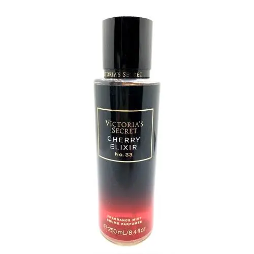 Victoria`s Secret Cherry Elixir NO 33 Fragrance Mist Splash Spray Liquid Amber