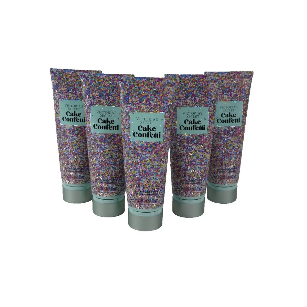 5 Victoria`s Secret Cake Confetti Fragrance Body Cream 8 OZ