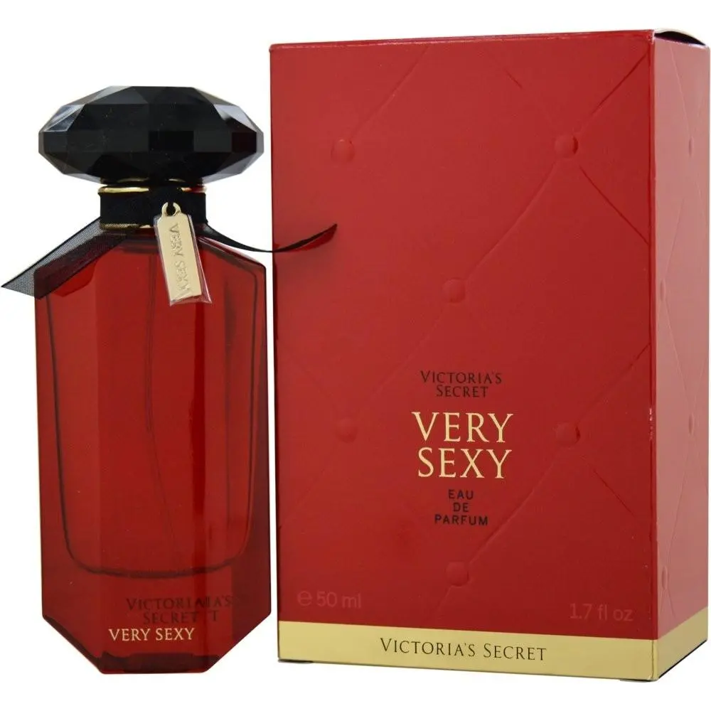 Victoria`s Secret Very Sexy Perfume Edp Spray 1.7 Red Quilt Box