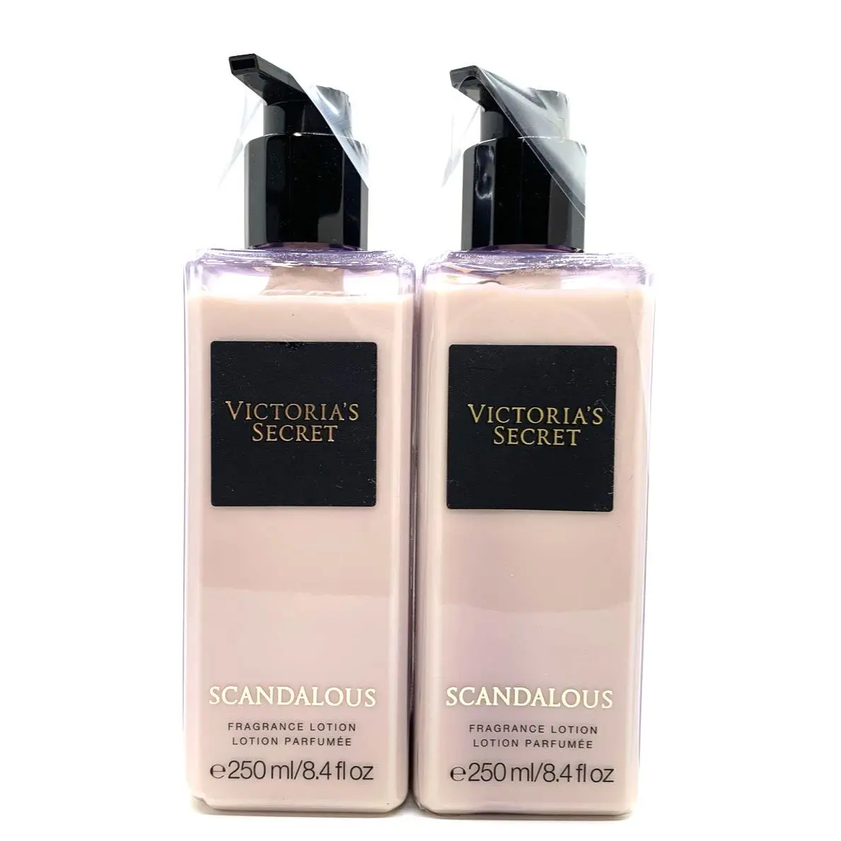 2 Victoria`s Secret Scandalous Fragrance Lotion 8.4 oz Raspberry Liqueur