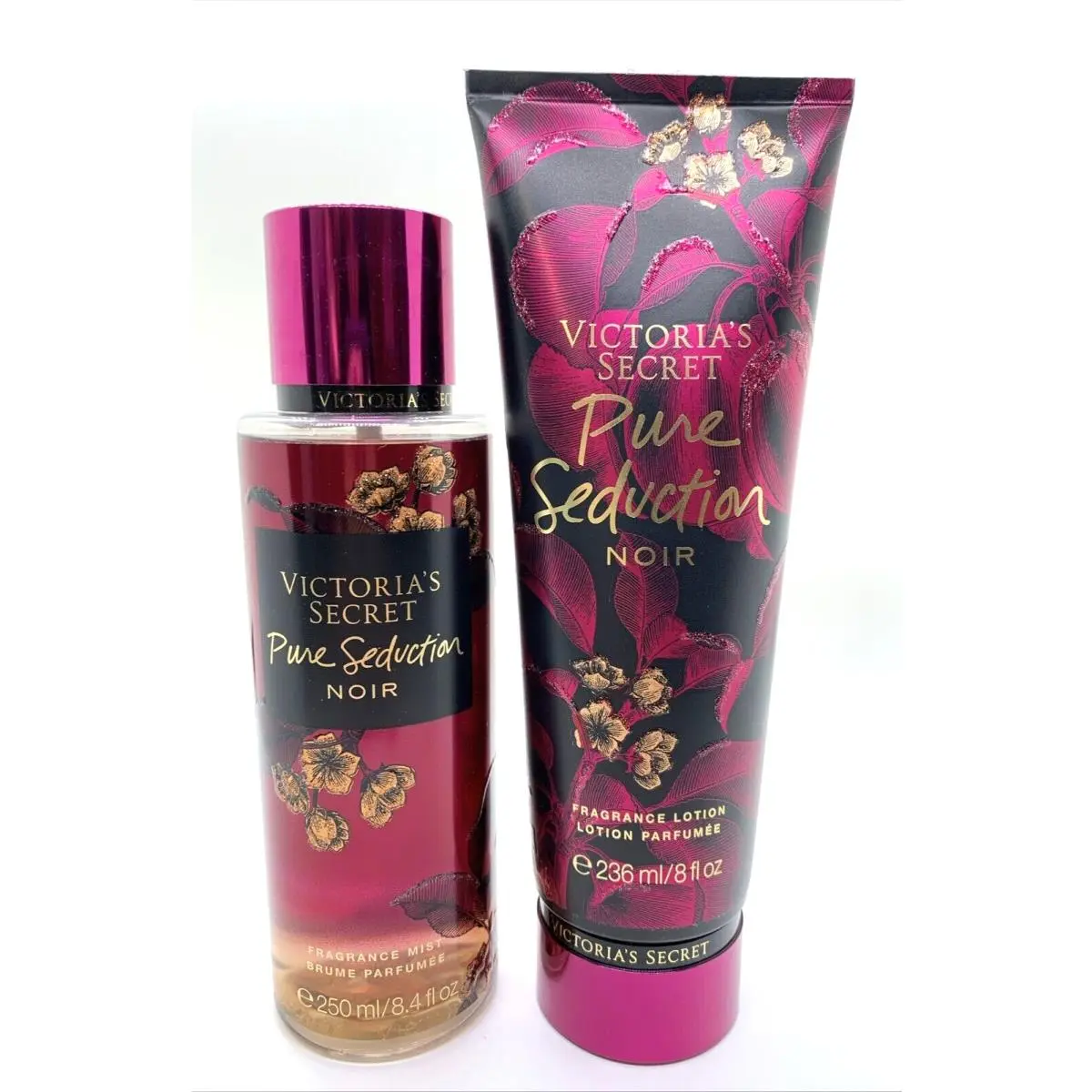 Victoria`s Secret Pure Seduction Noir Fragrance Mist Lotion Set