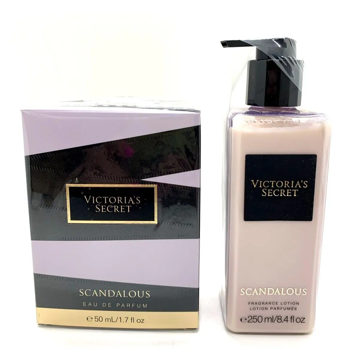 Victoria`s Secret Scandalous Perfume Parfum Edp - 1.7 oz Lotion Set