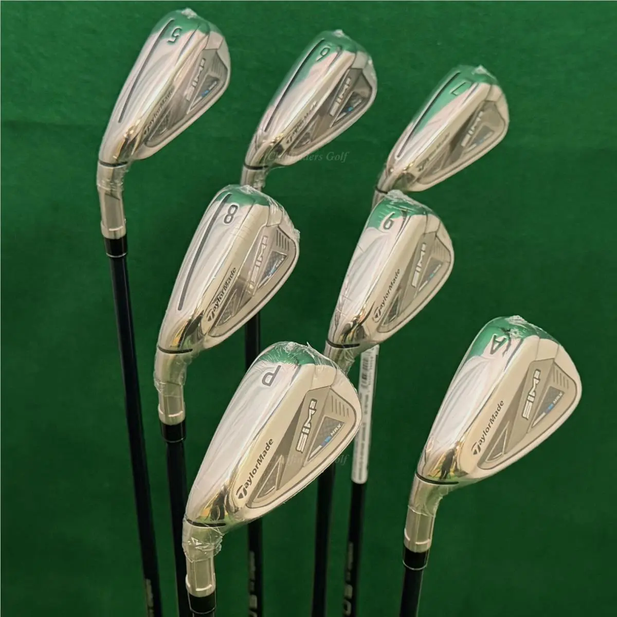 LH Taylormade Sim 2 Max 5-AW Iron Set Ventus Blue 6-R Graphite Regular