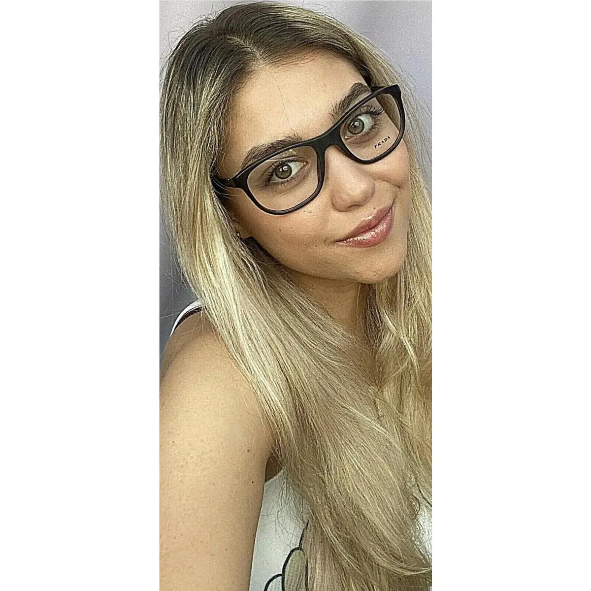 Prada Vpr 2S9S HAQ-1O1 Matte Tortoise 52mm Women`s Eyeglasses Frame