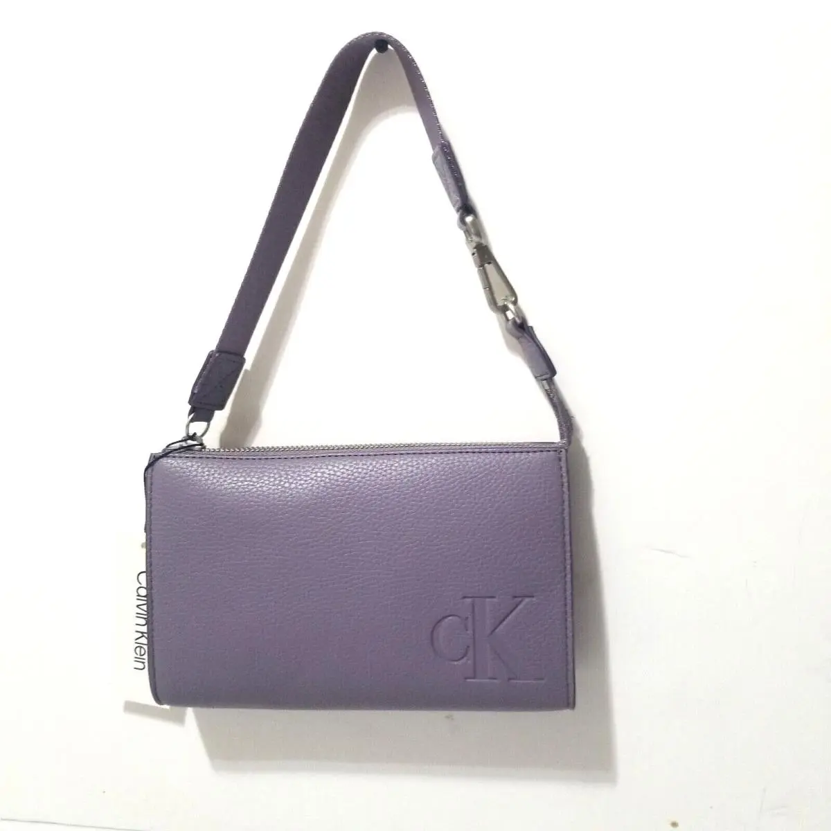 Wristlet Modern Essentials Crossbody Shoulder Bag Heather 537 by Calvin Klein
