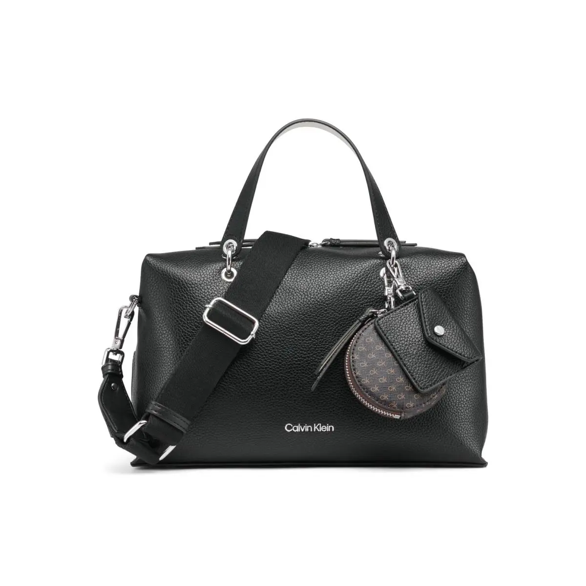 Calvin Klein Cali Satchel Black/white One Size Size Black/white