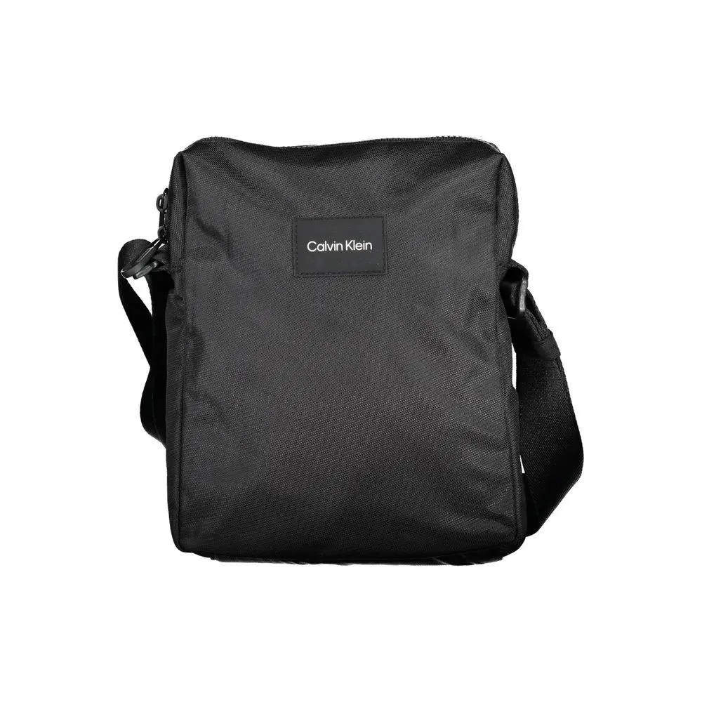 Calvin Klein Black Polyester Mens Shoulder Bag