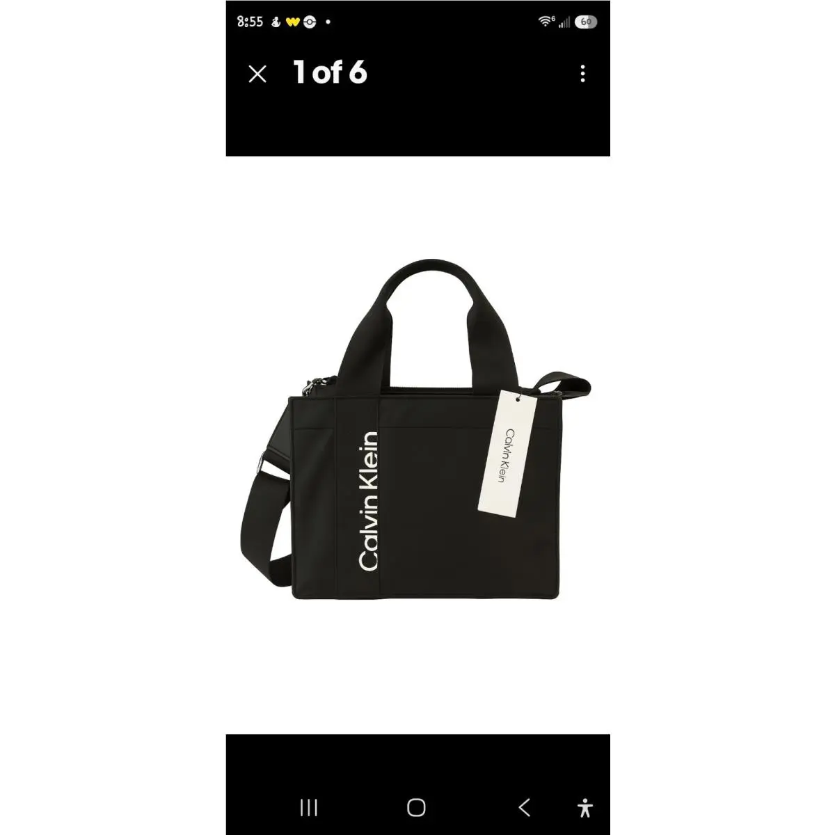 Calvin Klein Women’s Havana Sport Crossbody Bag – Designer Nylon Purse