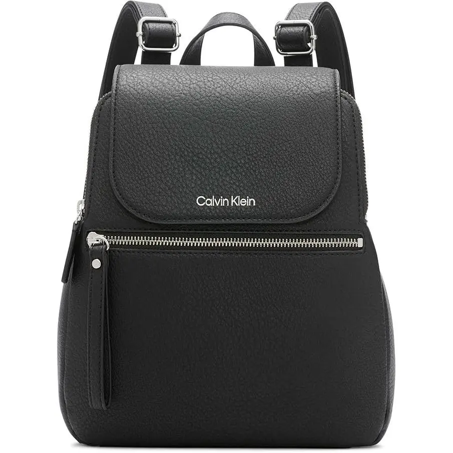 Calvin Klein Reyna Novelty Key Item Flap Backpack Dove Grey H8JKZ9UX