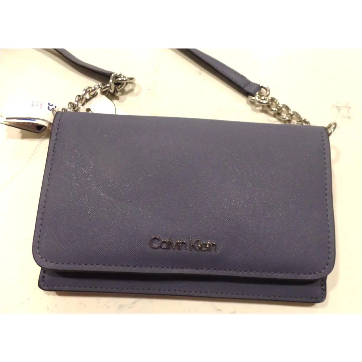 Calvin Klein Hangbag Blue Small Bag W/tags High Style