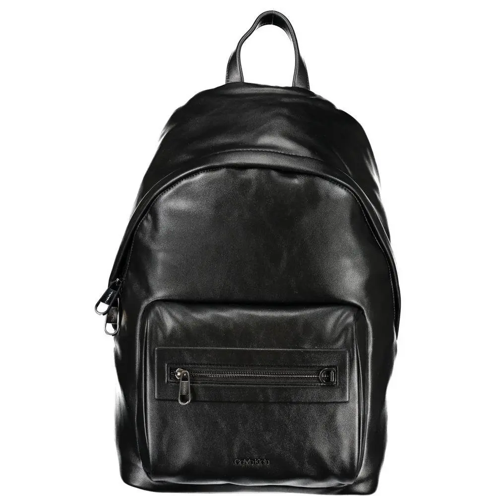 Calvin Klein Black Polyester Men`s Backpack - CA-25941