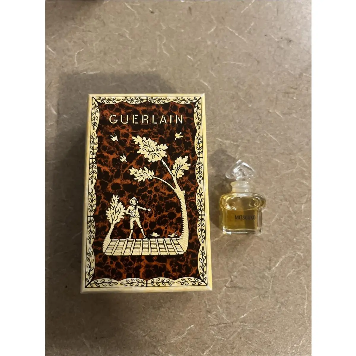 Vintage  Mitsouko 2ml .07 oz Fl.oz Perfume Tester Parfum France Sx 01 by Guerlain
