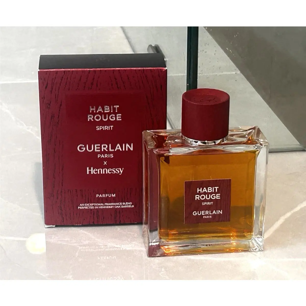 Guerlain Habit Rouge Spirit x Hennessy Parfum 3.3 oz / 100ml