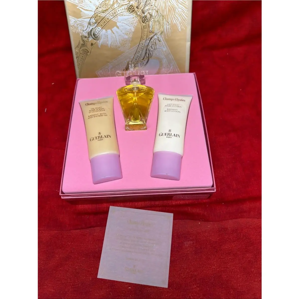 Vintage 1990s Guerlain Champs-elysees Fragrance Gift Set