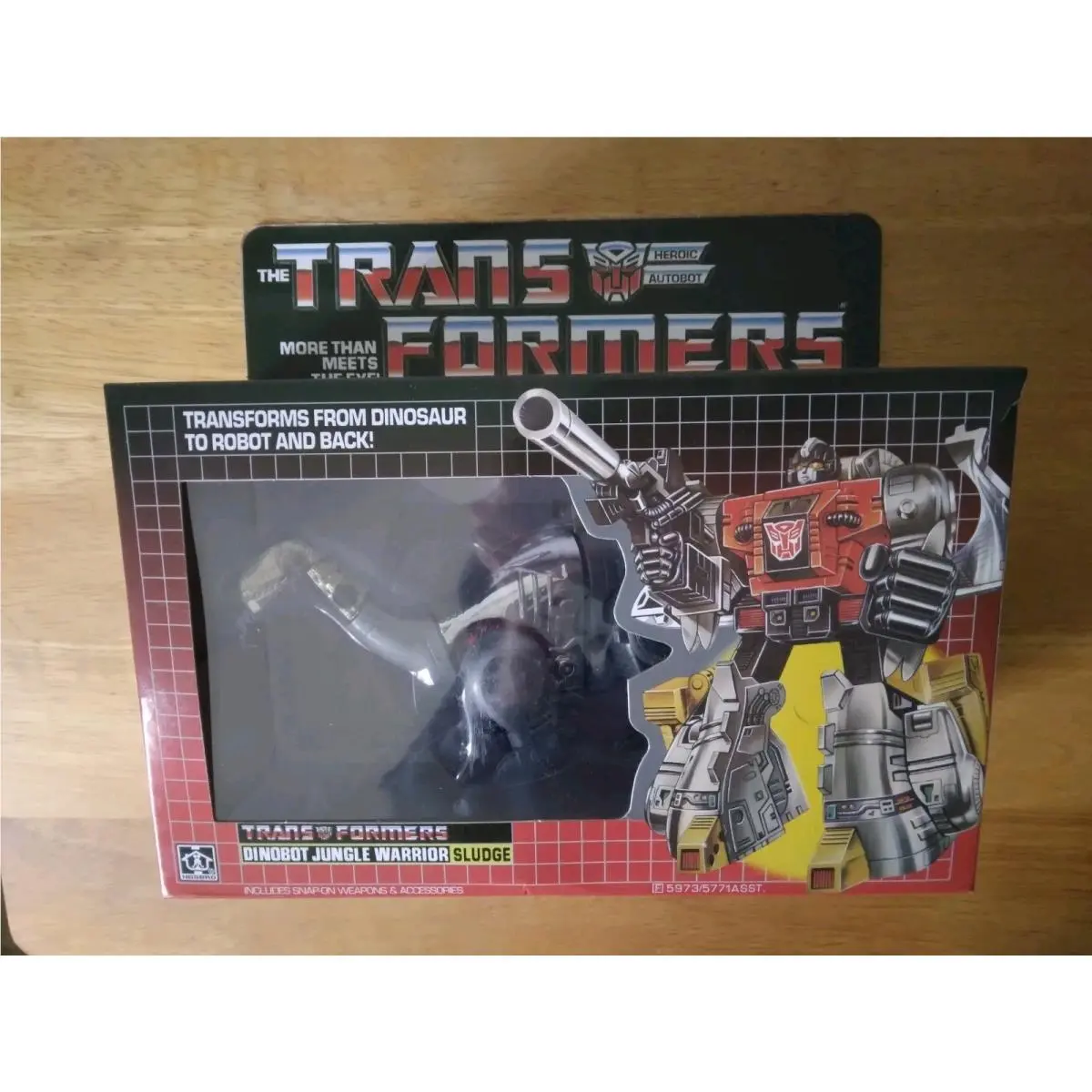 Transformers G1 Sludge Dinobot Jungle Warrior: Reissue KO U.s Seller