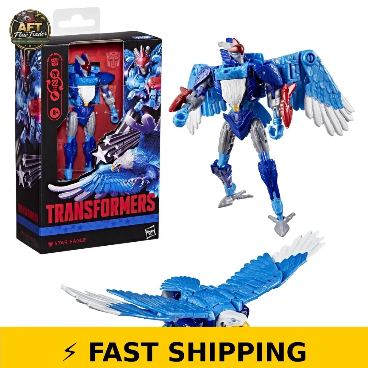 Transformers Star Eagle Action Figure - 4.5 Inches