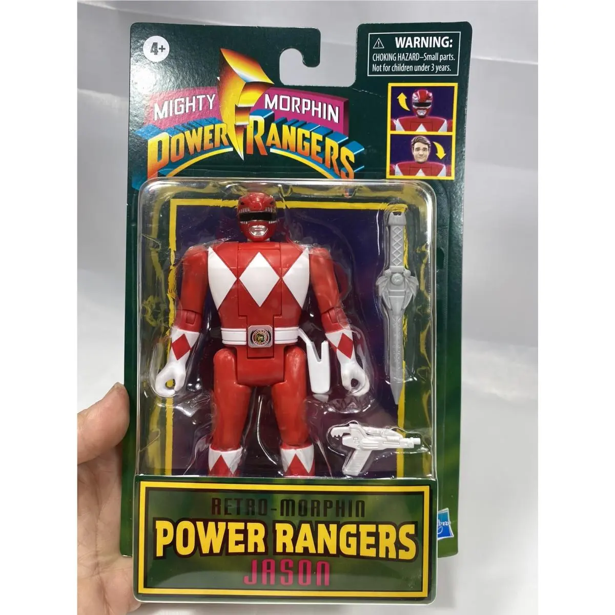 Hasbro Mighty Morphin Power Rangers Red Jason Retro-morphin Figure