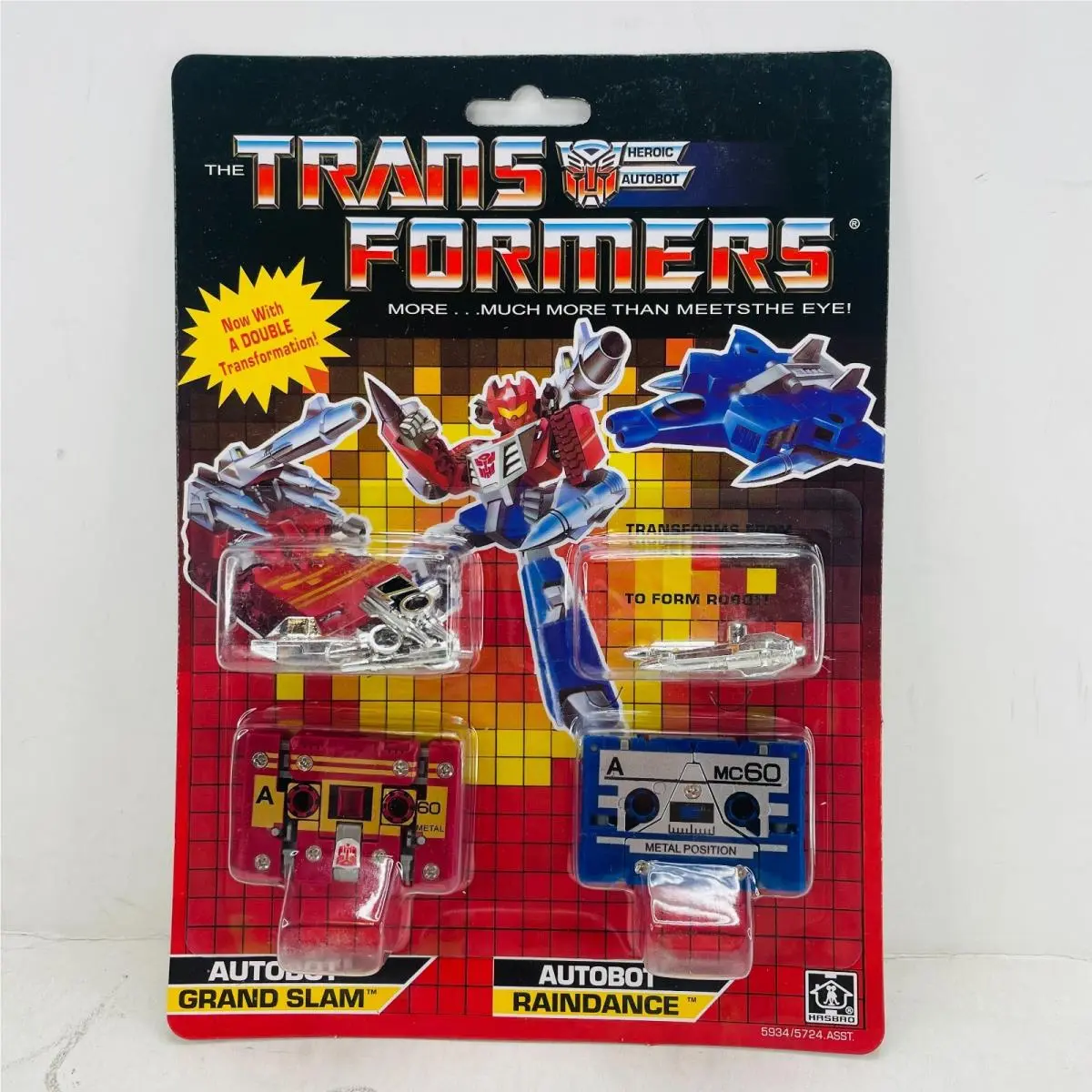 Transformers G1 Reissue Autobot Grand Slam Raindance Action Figure Toy