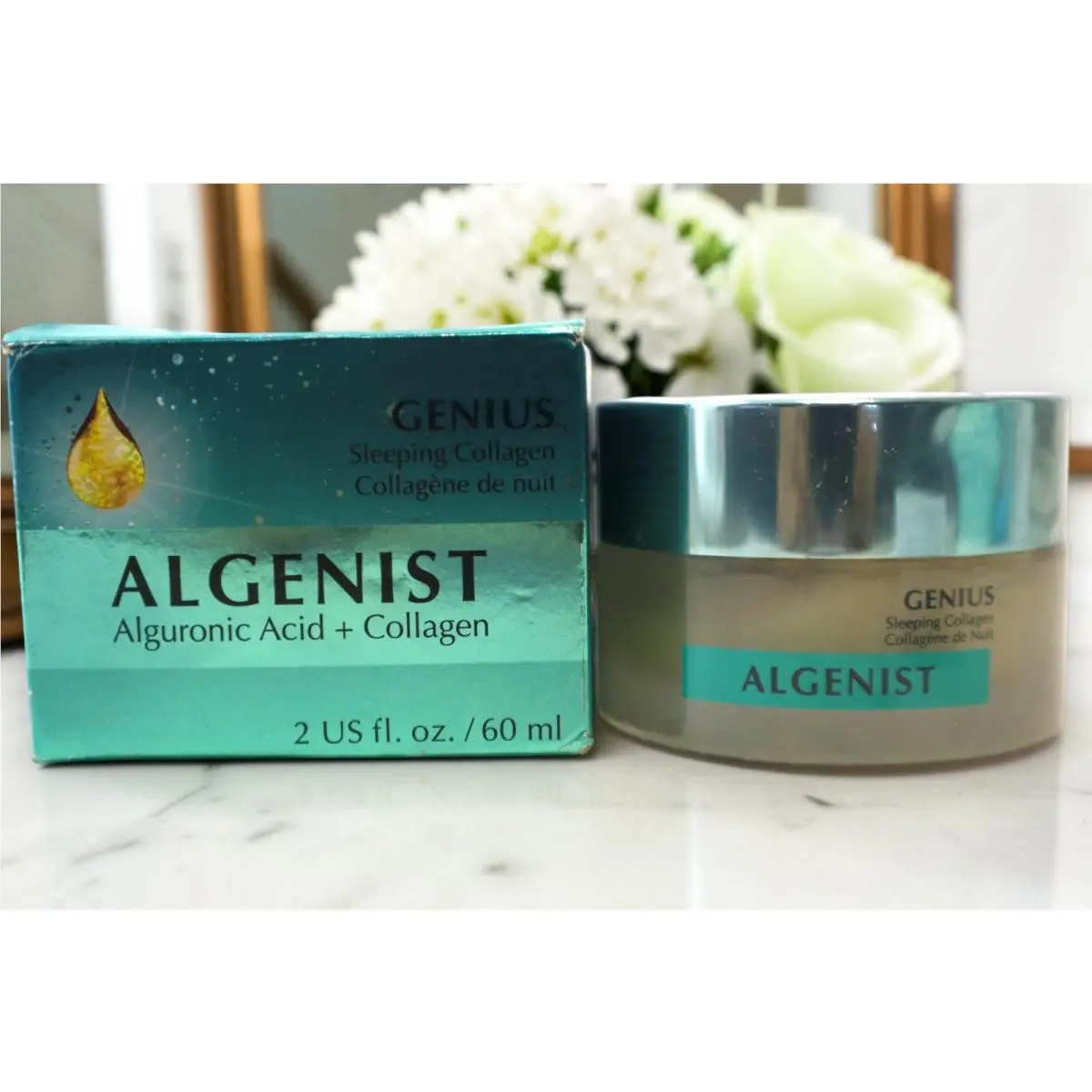 Algenist Genius Sleeping Collagen Night Cream - Overnight 2 oz