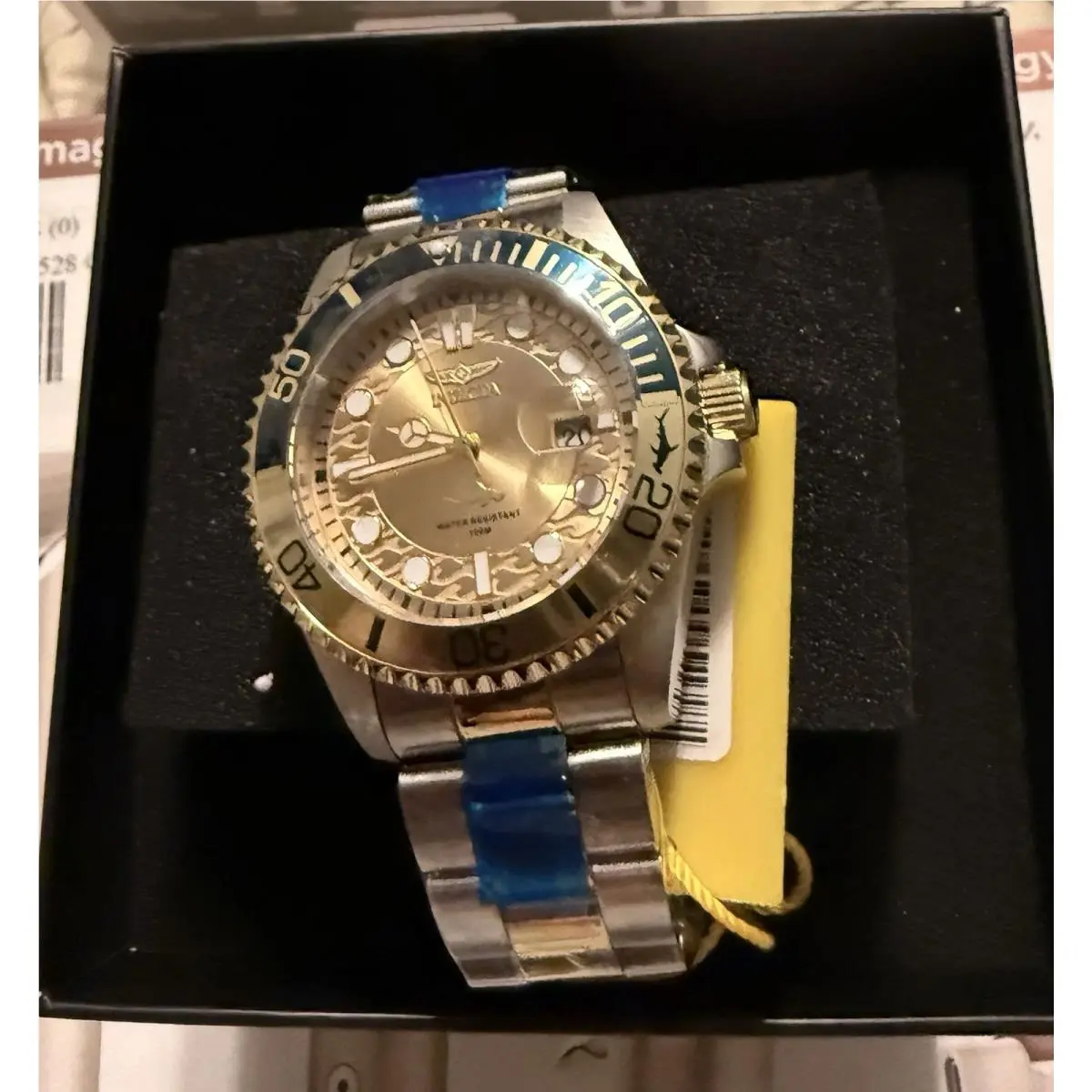Invicta Pro Diver Isobar 42mm Silver Case/band Turquoise Dial Bezel 50822