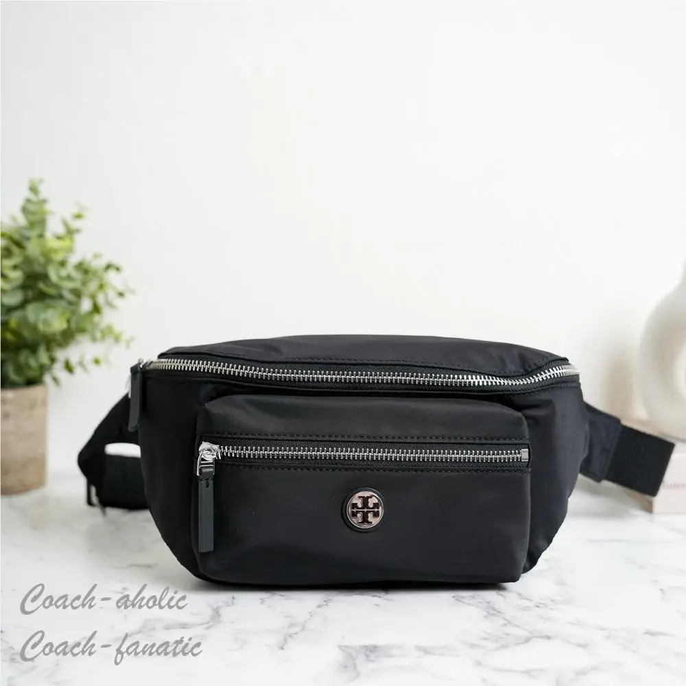 Tory Burch Nylon Belt Bag Fanny Pack 170436 in Black Lightweight