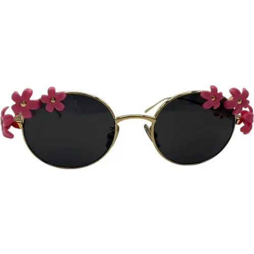 Loewe Daisy Field Oval LW40173U LW 40173U 30A Gold/pink Sunglasses 51-20-140