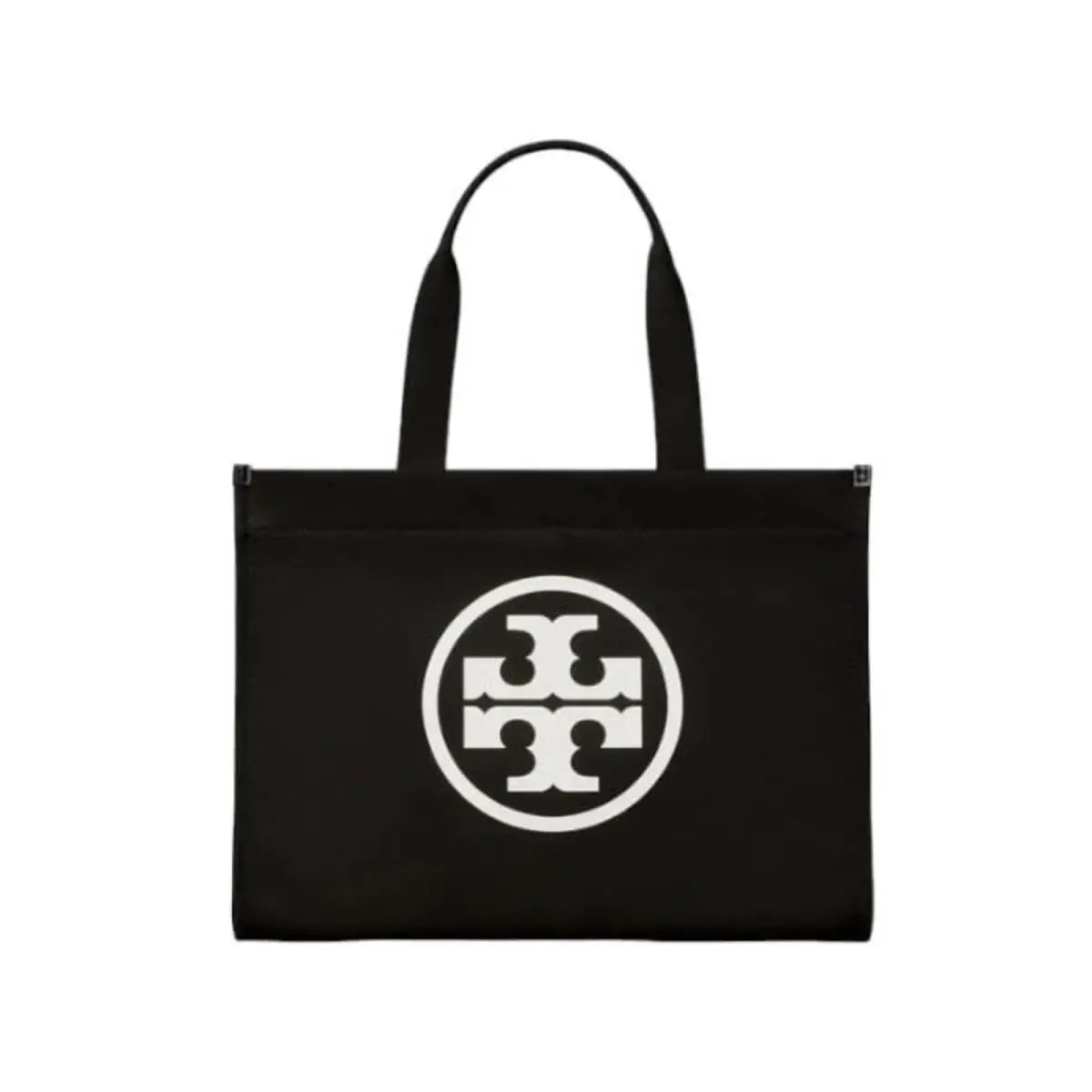 Tory Burch Ella Canvas Tote-black / Dark 148792-002 - Exterior: Black